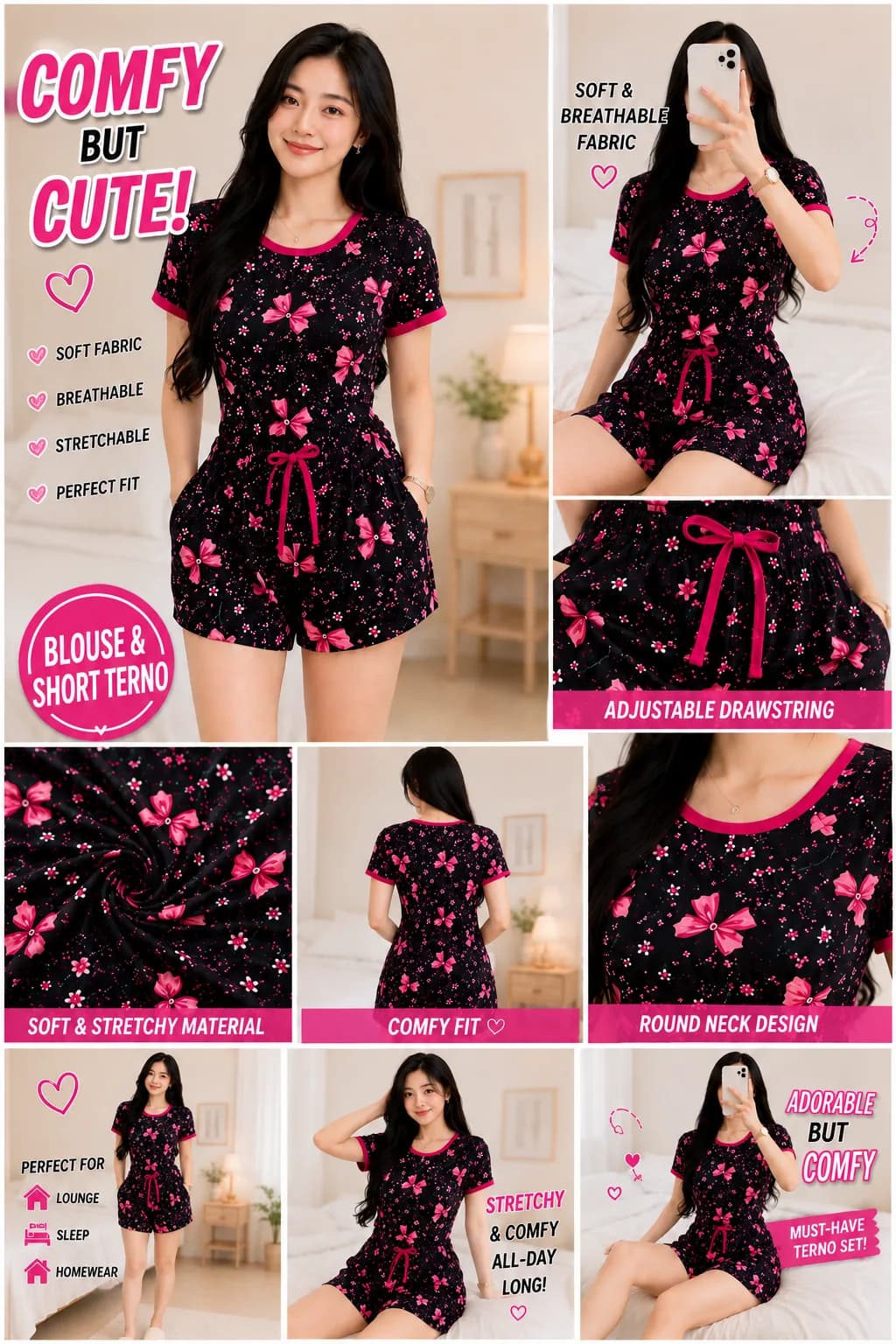 BARECLOTHES | RINGER TERNO SET S-XL