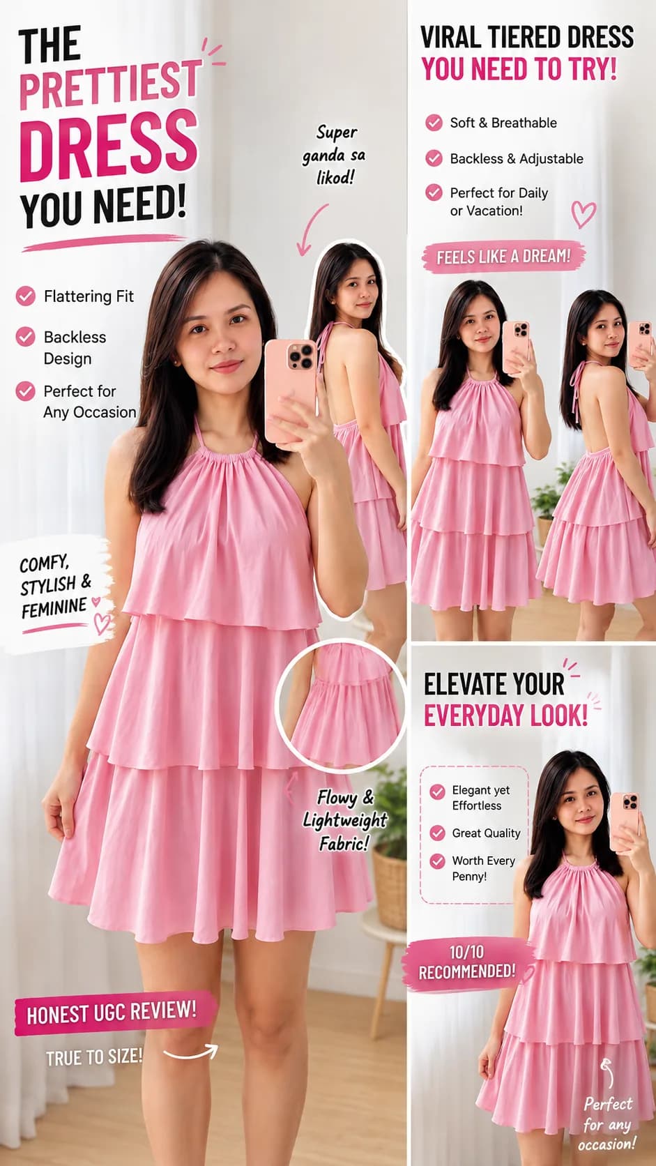 |MXN| Camille Layer Mini Dress