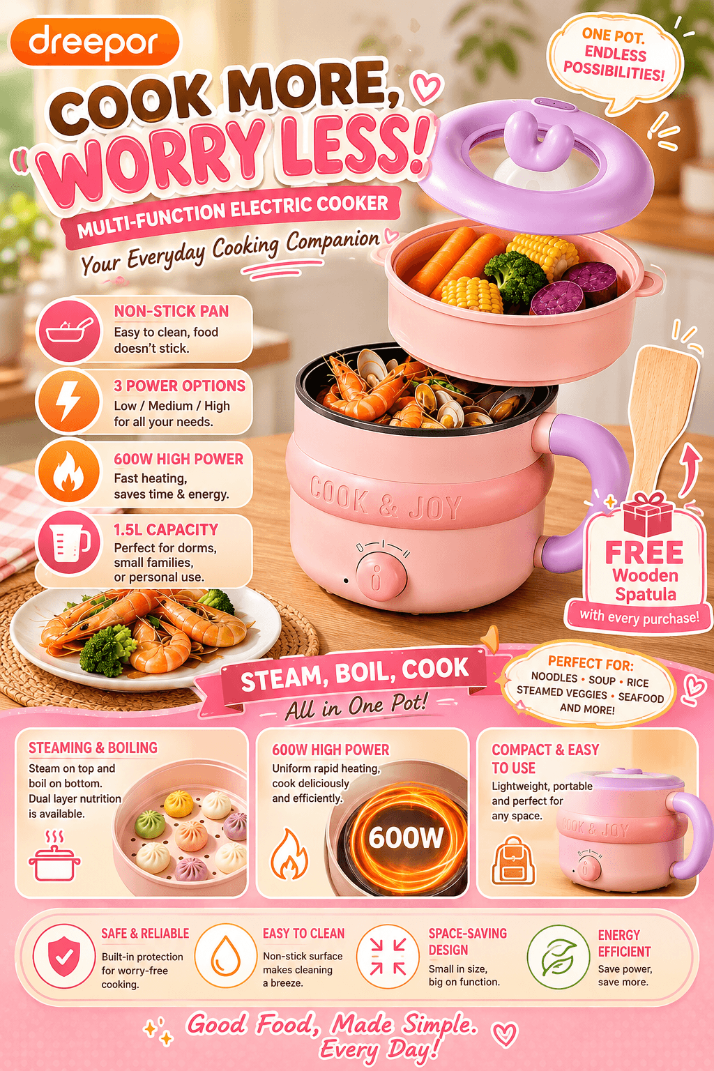 Dreepor Rice cooker