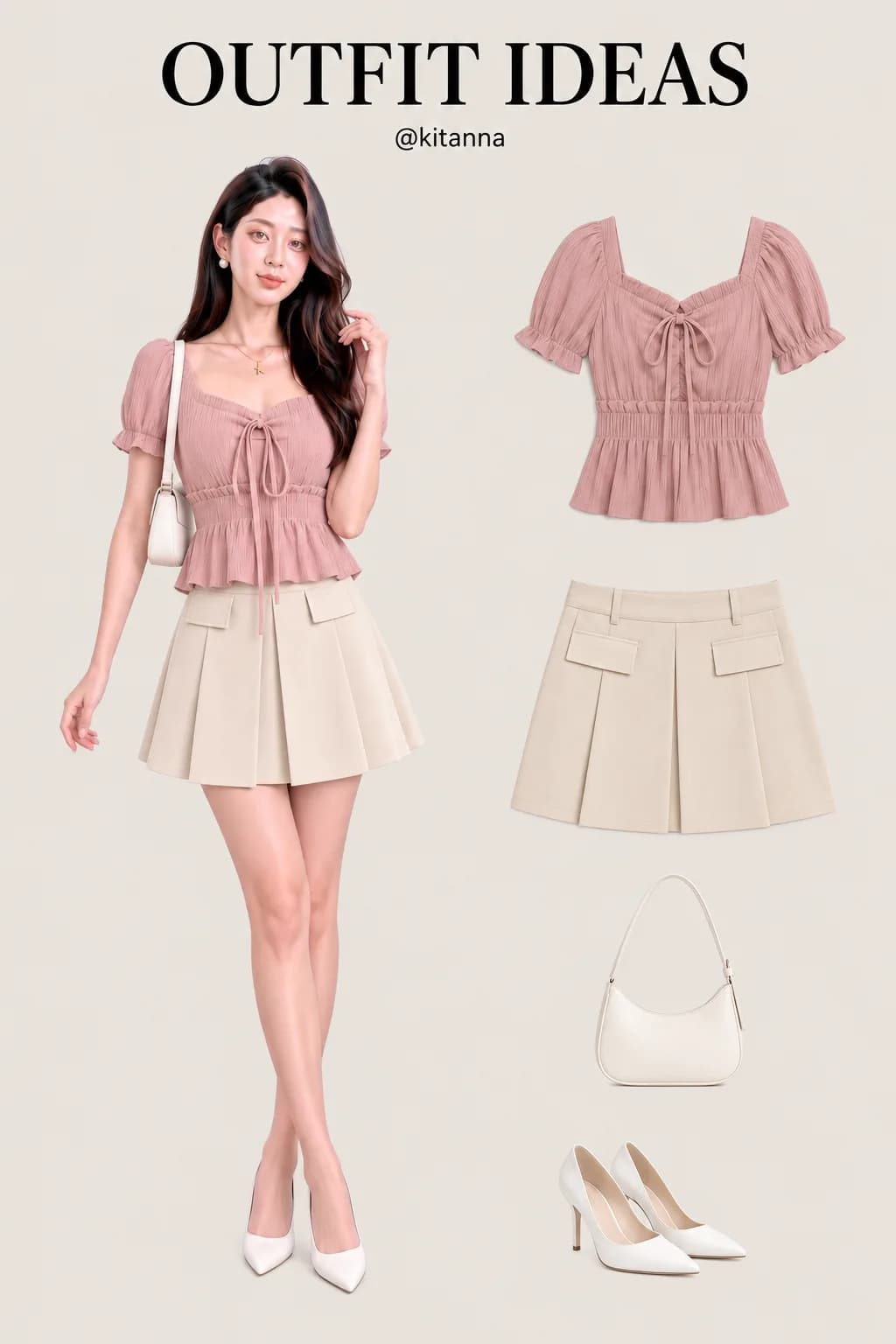 FEMININE CASUAL OUTFIT IDEA