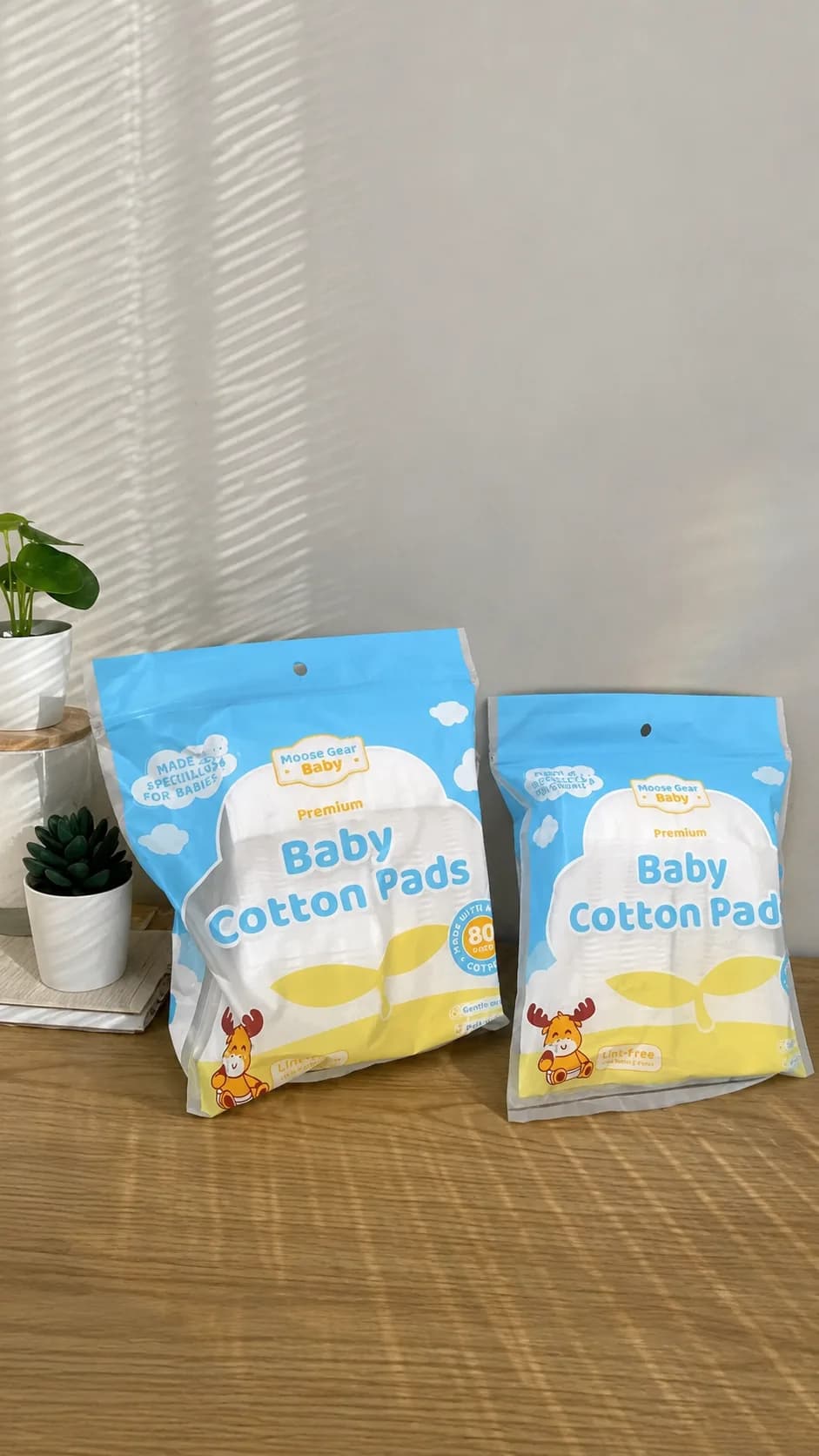 Moose gear baby Cotton Pads