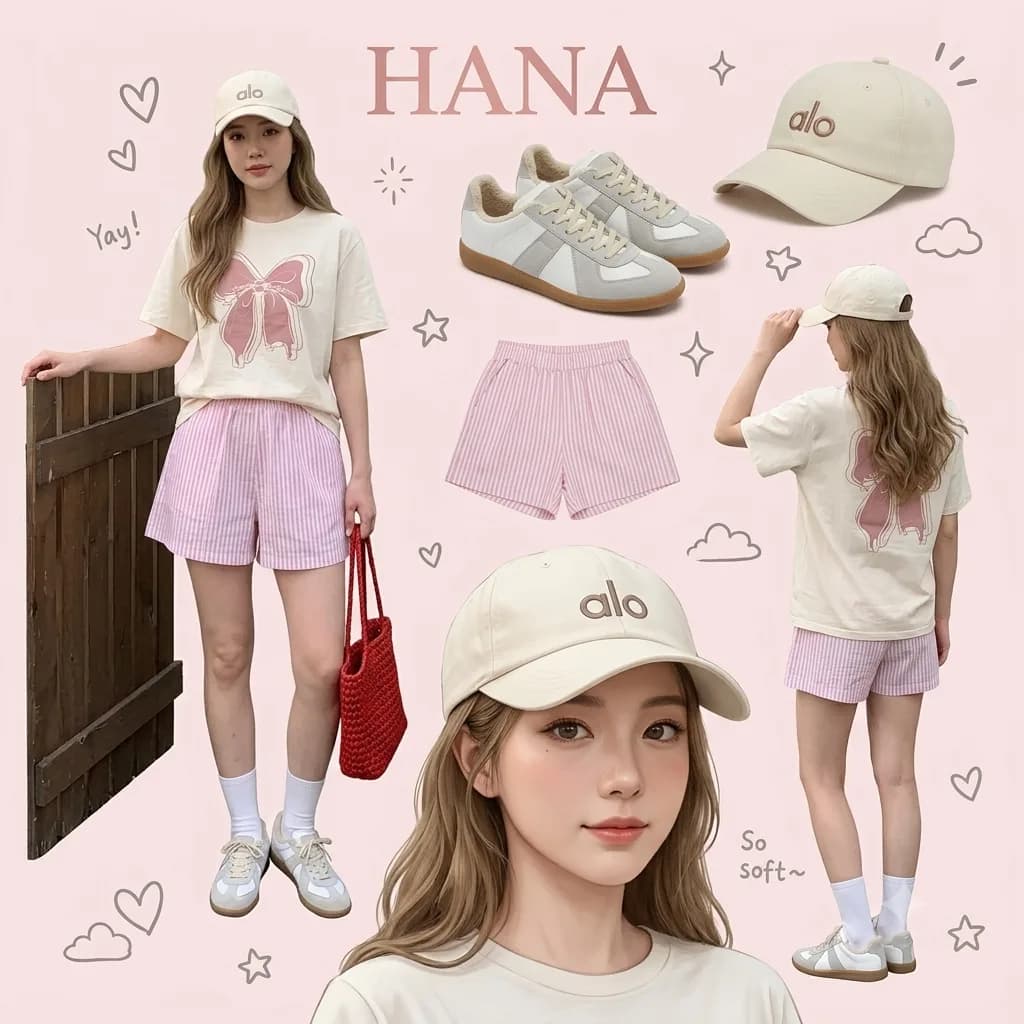 Soft girl fit