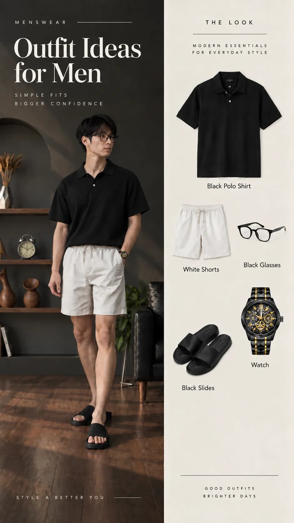Simple Fits, Bigger Confidence, Men's Outfit