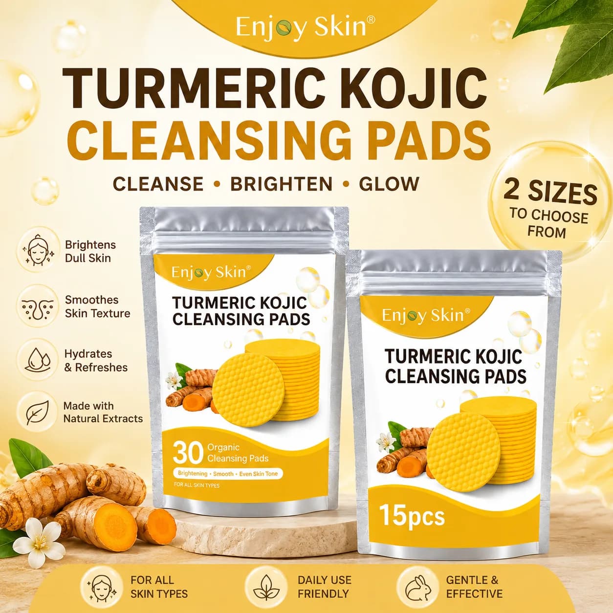 Enjoy skin Turmeric Kojic Pads