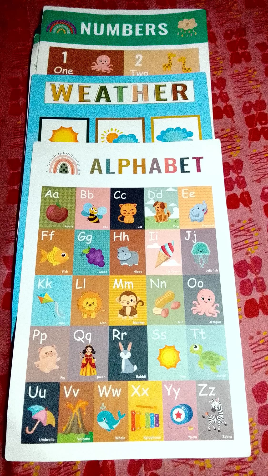 Pang-Mami / Nanay* > Naghahanap ng mura pero effective na pang-turo sa bahay? 🏠📚 > Eto yung 10-in-1 Learning Charts na gamit namin kay baby. > May Alphabet, Numbers, Colors, Emotions, Months + more! > Makulay kaya natutuwa si baby mag-aral. Laminated pa kaya matibay 🥰 > Perfect for 1-5 years old. Check mo link below 👇 > #ToddlerLearning #HomeschoolPHhttps://s.shopee.ph/5LBHdj5y2H