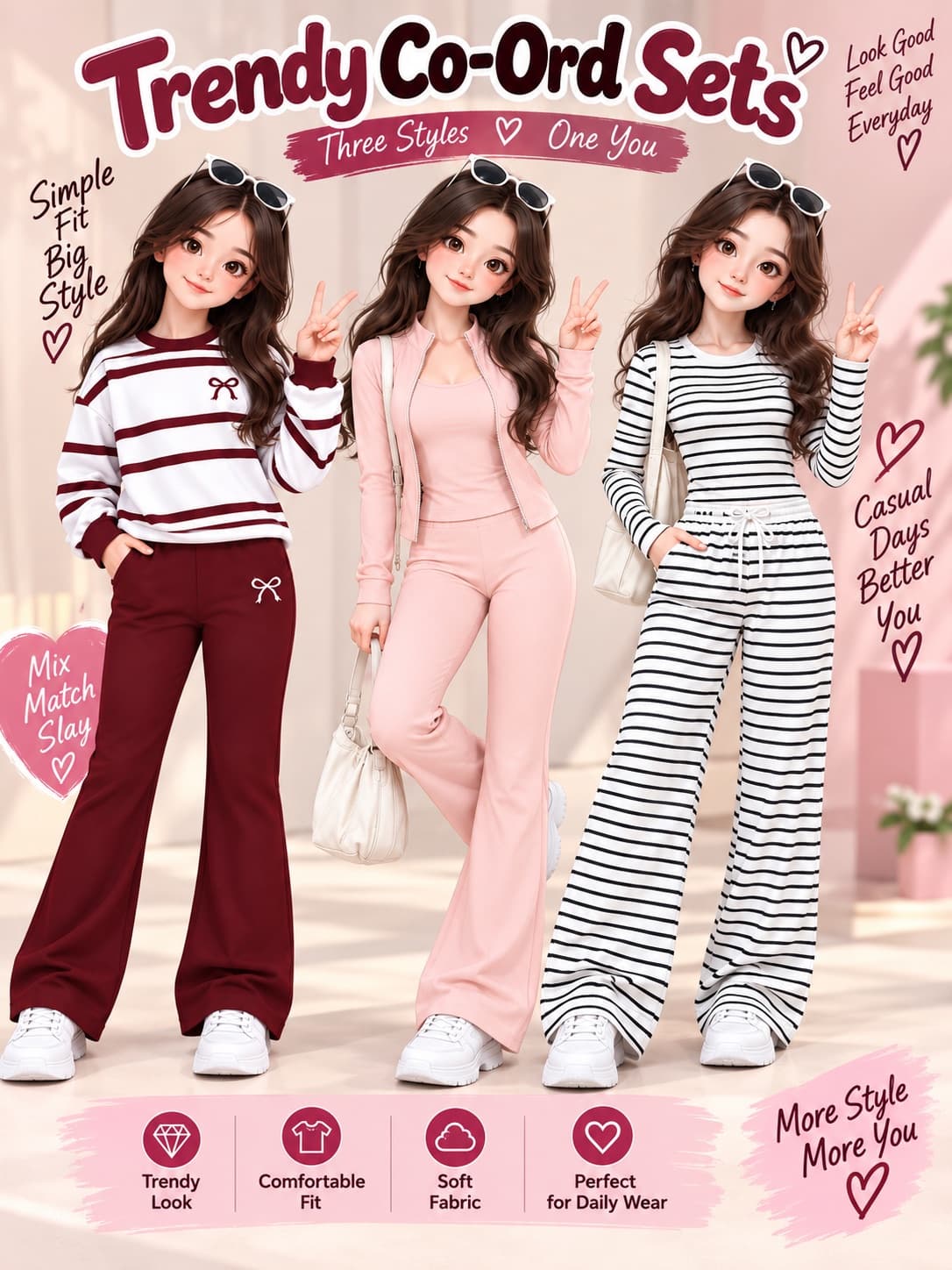 Trendy Co-Ord Set for Women | Stylish Comfy Everyday Outfit Soft, comfy & trendy co-ord sets made for effortless everyday style. Pick your favorite look today!