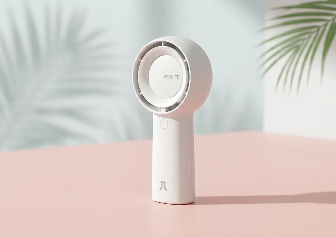 βBeat the heat without sacrificing your style. πβ¨ The JISULIFE Handheld Fan is compact, ultra-quiet, and packs a breeze strong enough to keep you fresh all day long. π Long-lasting battery for hours of cooling βπ¨ Powerful, multi-speed airflow βπ Pocket-sized & lightweight for travel, commutes, or outdoor hangs βStay cool wherever you go!