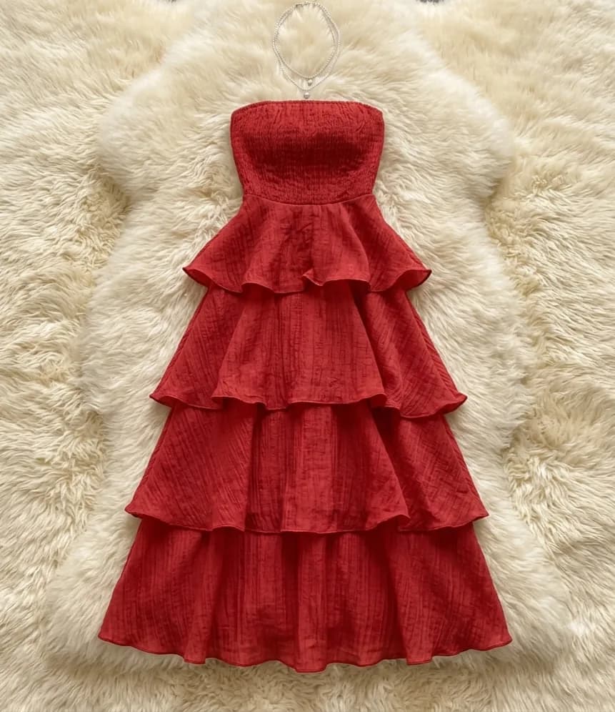 MULTI LAYER BACK DRESS